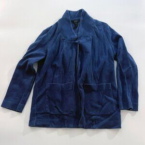 Top Shop Women's Blue Blazer style top pre-owned size 8 good condition